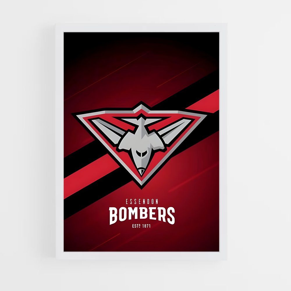 Poster Essendon de bombers – affiche Football australien (vue 3)